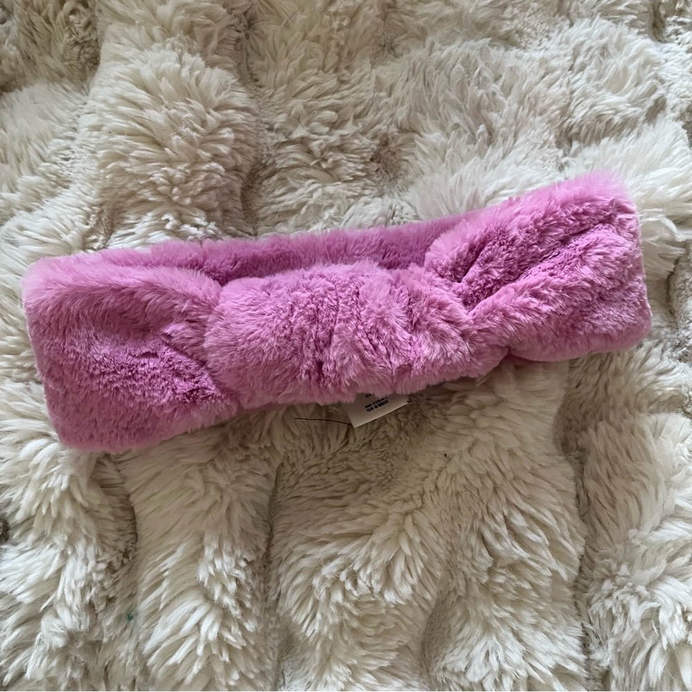 UGG Faux Fur Headband Mesa Rose